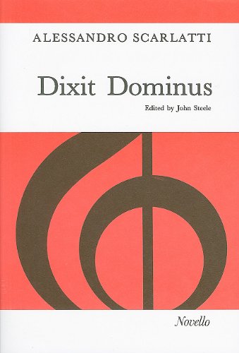 Dixit Dominus. Chœur Mixte et Piano/Orgue. Vocal Score 9780853601760