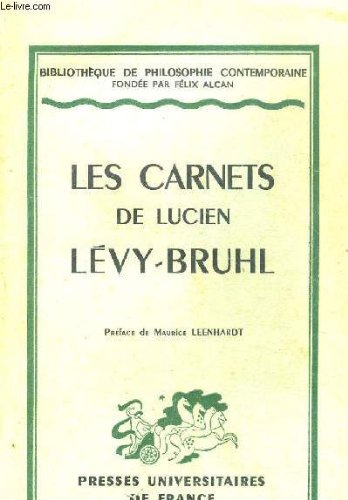 LES CARNETS DE LUCIEN LEVY BRUHL. 
