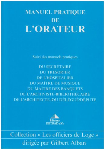 Manuel pratique de l'orateur 9782905319517