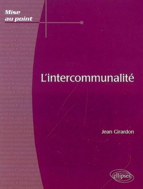 L'intercommunalité 9782729837037