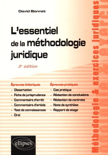 L'essentiel de la méthodologie juridique 9782340005730