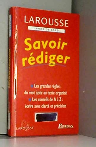 Savoir rédiger 9782038001150