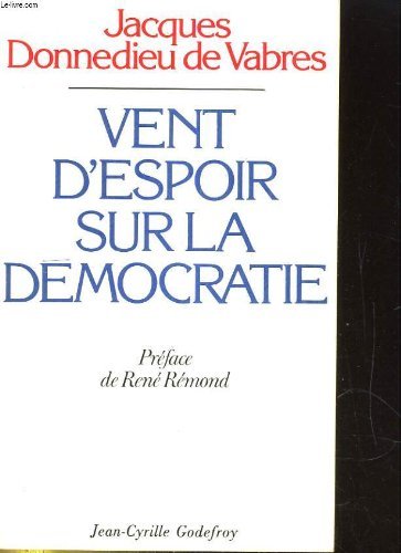 Vent d'espoir sur la démocratie 9782865530441