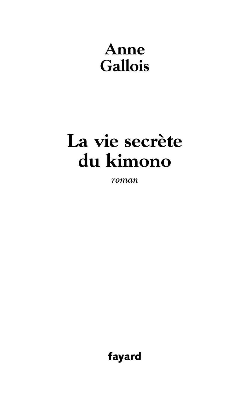 La vie secrète du Kimono 9782213637679