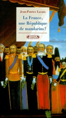 République des mandarins 9782870278406