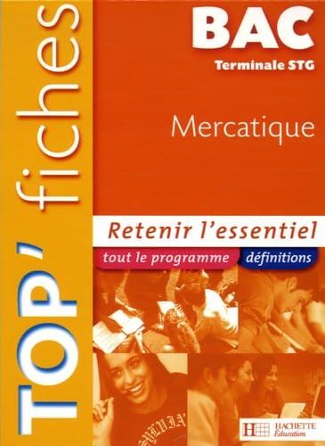 Top'Fiches Bac Tle STG Mercatique 9782011802798