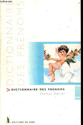Dictionnaire des Prénoms 9782846900003