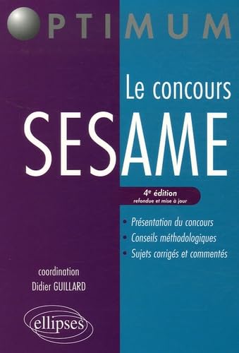 Le concours SESAME 9782729830830