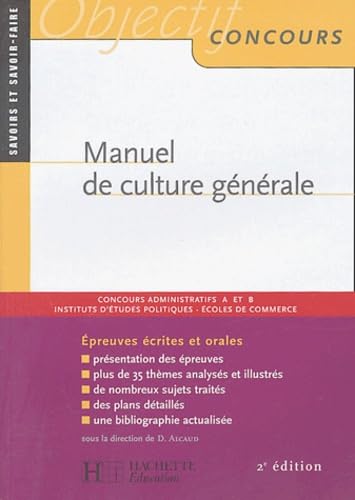 Manuel de culture générale 9782011167200
