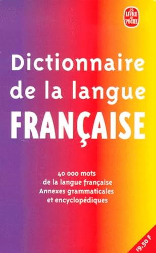 Dictonnaire de la langue française 9782253085348
