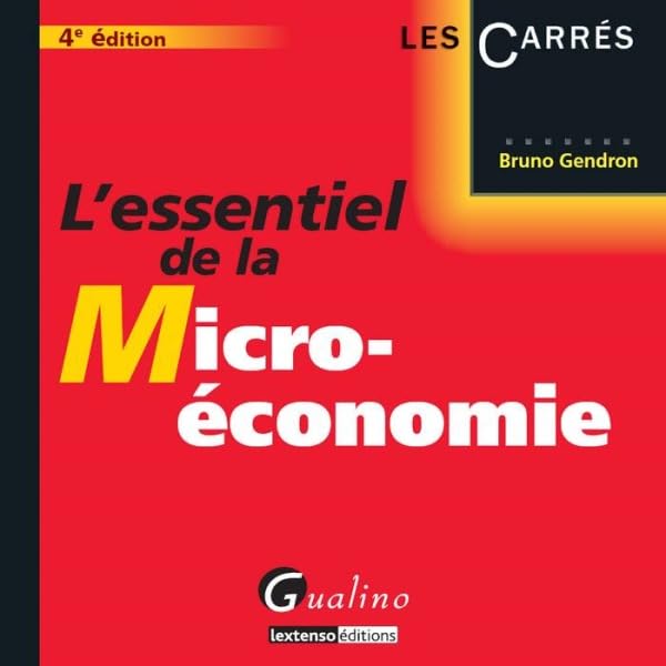 L'essentiel de la micro-économie 9782297039284