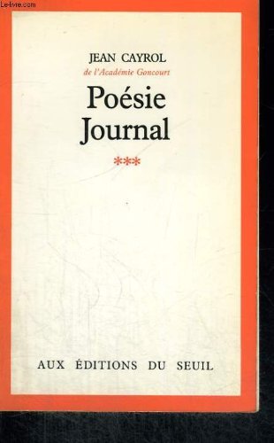 Poésie-Journal 9782020056359