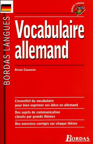 Bordas Langues - Vocabulaire allemand 9782047305256