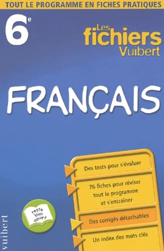 Fichiers Vuibert : Fichier Français, 6e 9782711737185