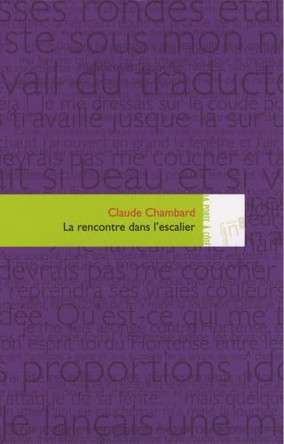 La Rencontre dans l'escalier 9782916159379