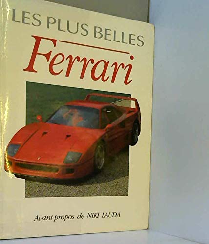 Les plus belles Ferrari 9782876771109