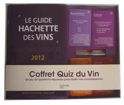 Coffret Quiz du Vin: Un jeu de questions-réponses pour tester vos connaissances 9782012382558