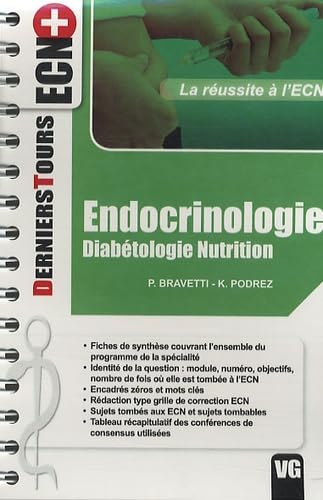 Endocrinologie Diabétologie Nutrition 9782818303634