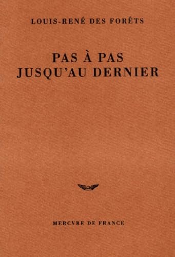Pas à pas jusqu'au dernier 9782715222953