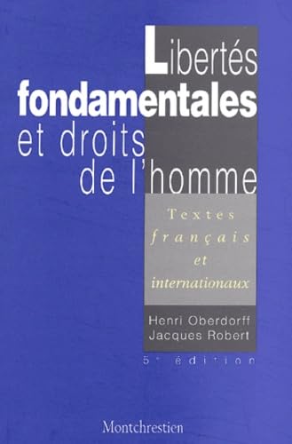 Libertés fondamentales et Droits homme, 5e éd. 9782707612946