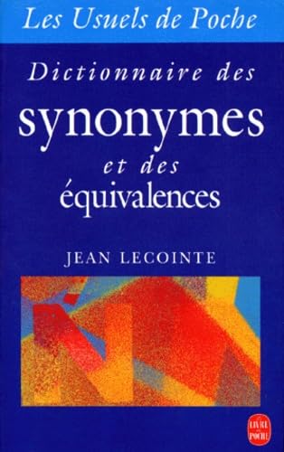 Dictionnaire des synonymes et des équivalences 9782253061410