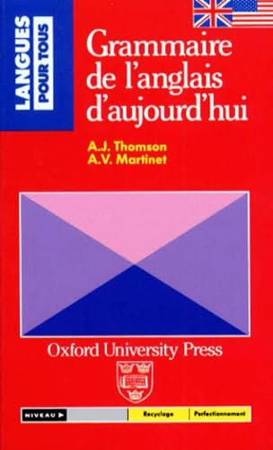 Grammaire de l'anglais d'aujourd'hui 9782266029384