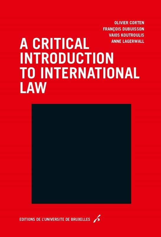 A critical introduction to international law 9782800416922