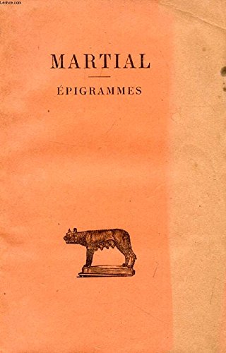 EPIGRAMMES, TOME I (LIVRES I-VII) 