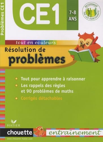 Résolution de problèmes CE1: 7-8 Ans 9782218934254