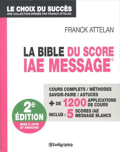 La bible du score iae message 9782759018475