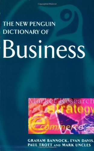 The New Penguin Business Dictionary 9780140513776