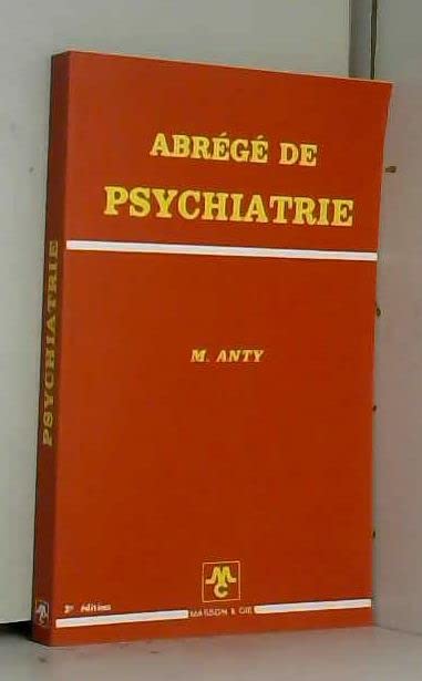 Abrégé de psychiatrie. 