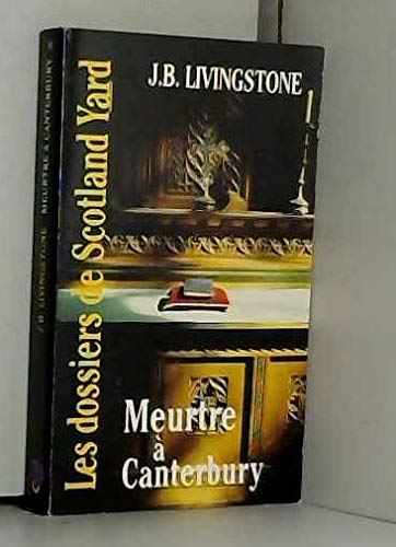 Meurtre à Canterbury 9782738658548