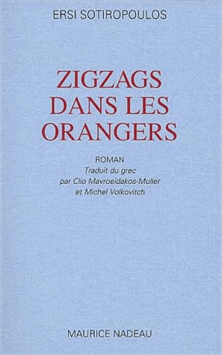 Zigzags dans les Orangers 9782862311814