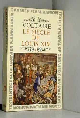 Voltaire. Le Siècle de Louis XIV. Chronologie et préface par Antoine Adam Tome second. 