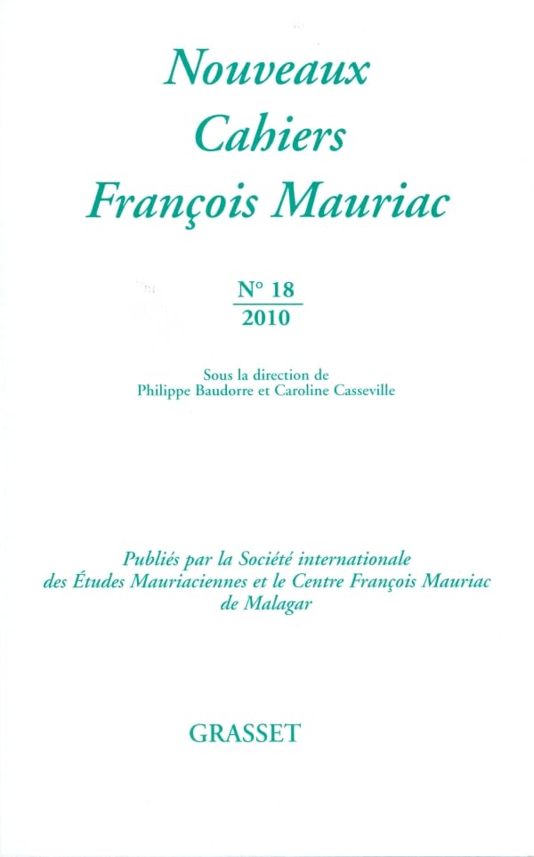 Nouveaux cahiers François Mauriac N°18 9782246785385