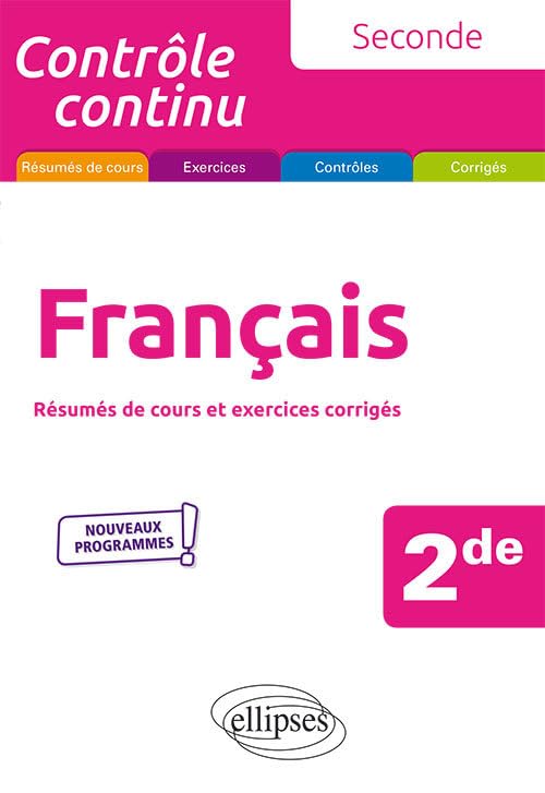 Français - Seconde - nouveaux programmes 9782340031548