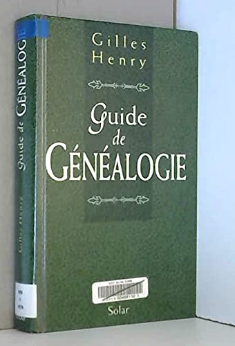 Guide de généalogie 9782263026744