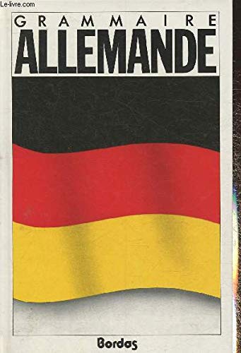 GRAMMAIRE ALLEMANDE AE (Ancienne Edition) 9782040161323