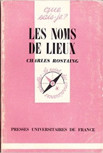Les Noms de lieux 9782130440154