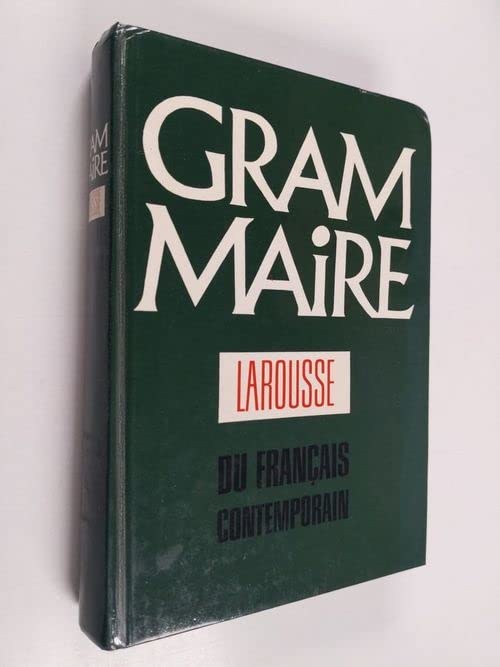 Grammaire Du Francais Contemporain 9782038000900