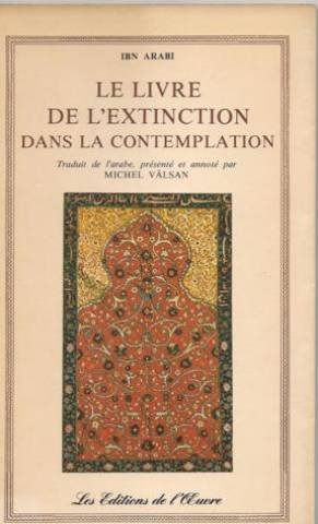 Le livre de l'extinction dans la contemplation 9782904011078