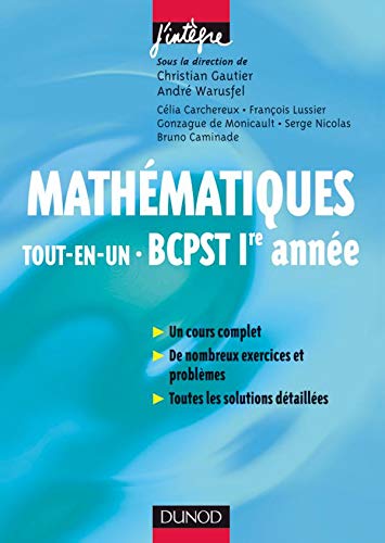 Mathématiques : Tout-en-un - BCPST 1re année 9782100510375