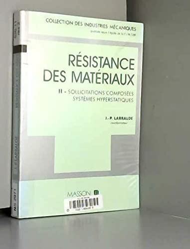 Résistance des matériaux, tome 2 9782225755705