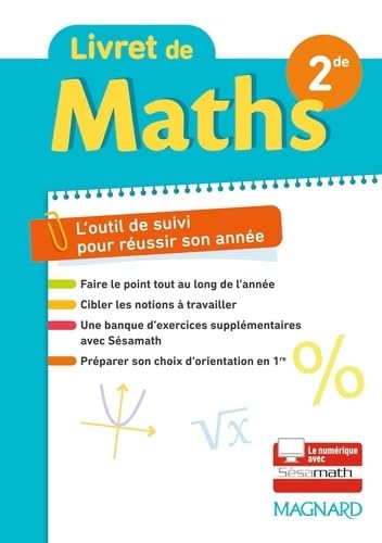 Maths 2de (2022) - Livret 9782210116702