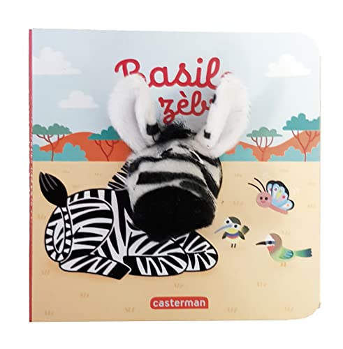 Basile le zèbre: Livre marionnette pour bébé - dès 3 mois 9782203218987