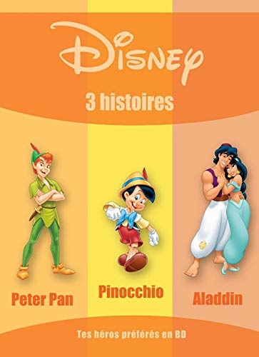 3 histoires: Peter Pan, Pinocchio, Aladdin 9782230017089