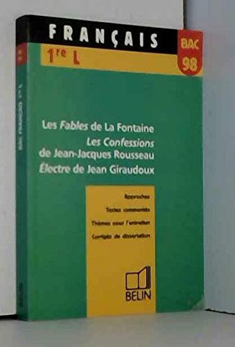 BAC français 1998, 1re L 9782701120669