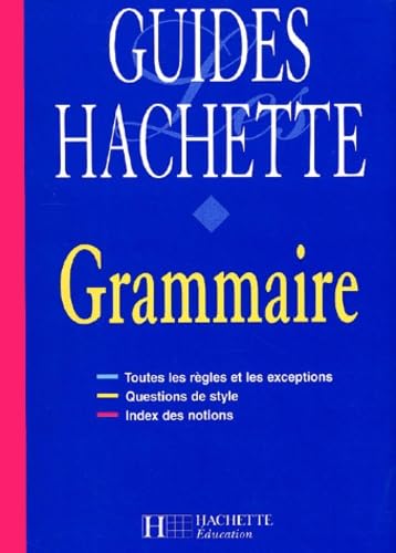 Guides Hachette : grammaire 9782011676689