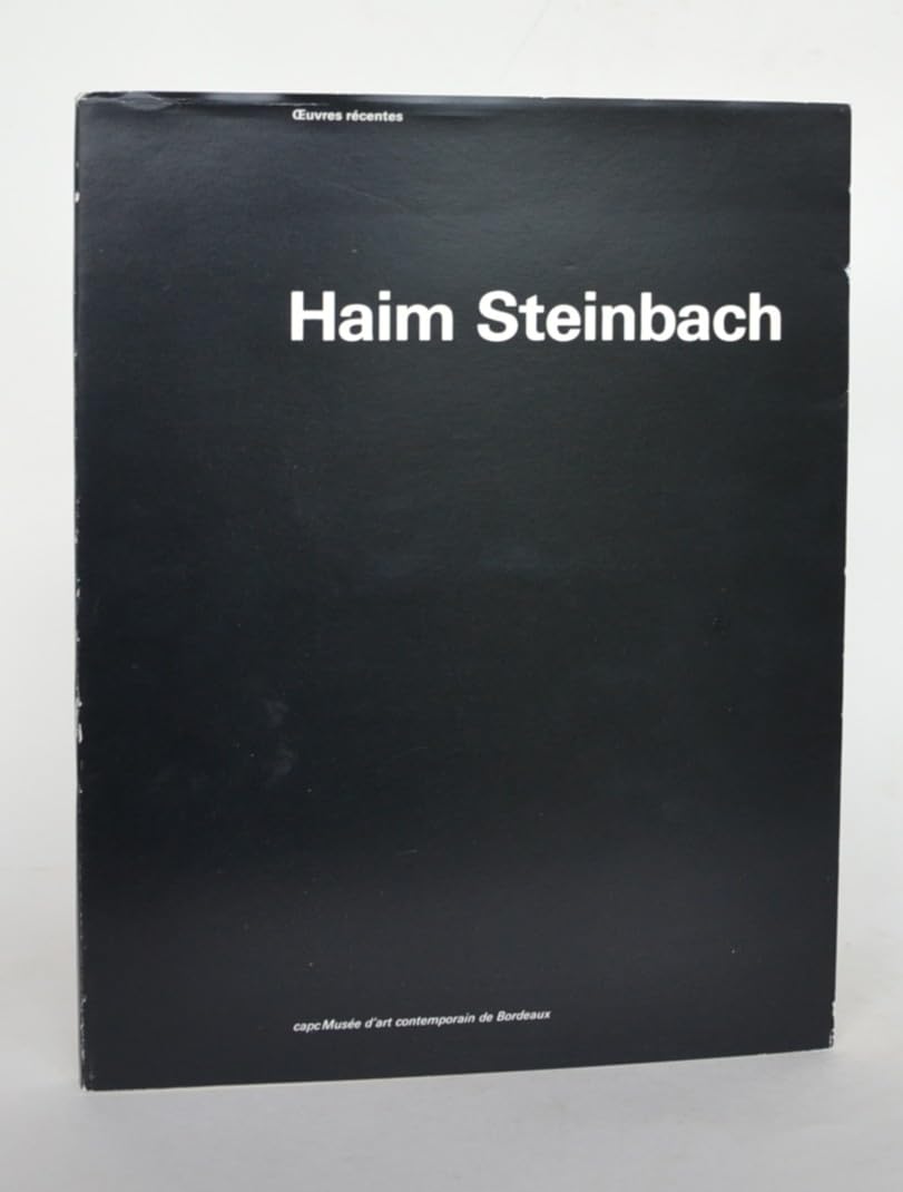 Haim Steinbach : oeuvres récentes 9782877210676
